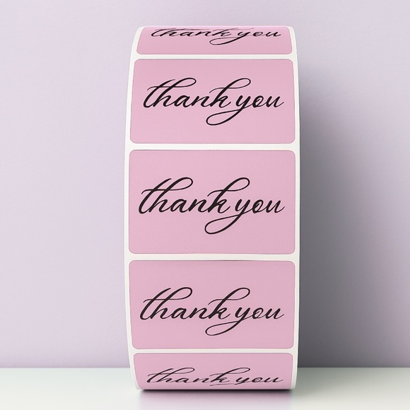 Thank You Stickers for Small Business |100 Self-Adhesive 8 COLORS TO CHOOSE FROM - Picture 2 of 11